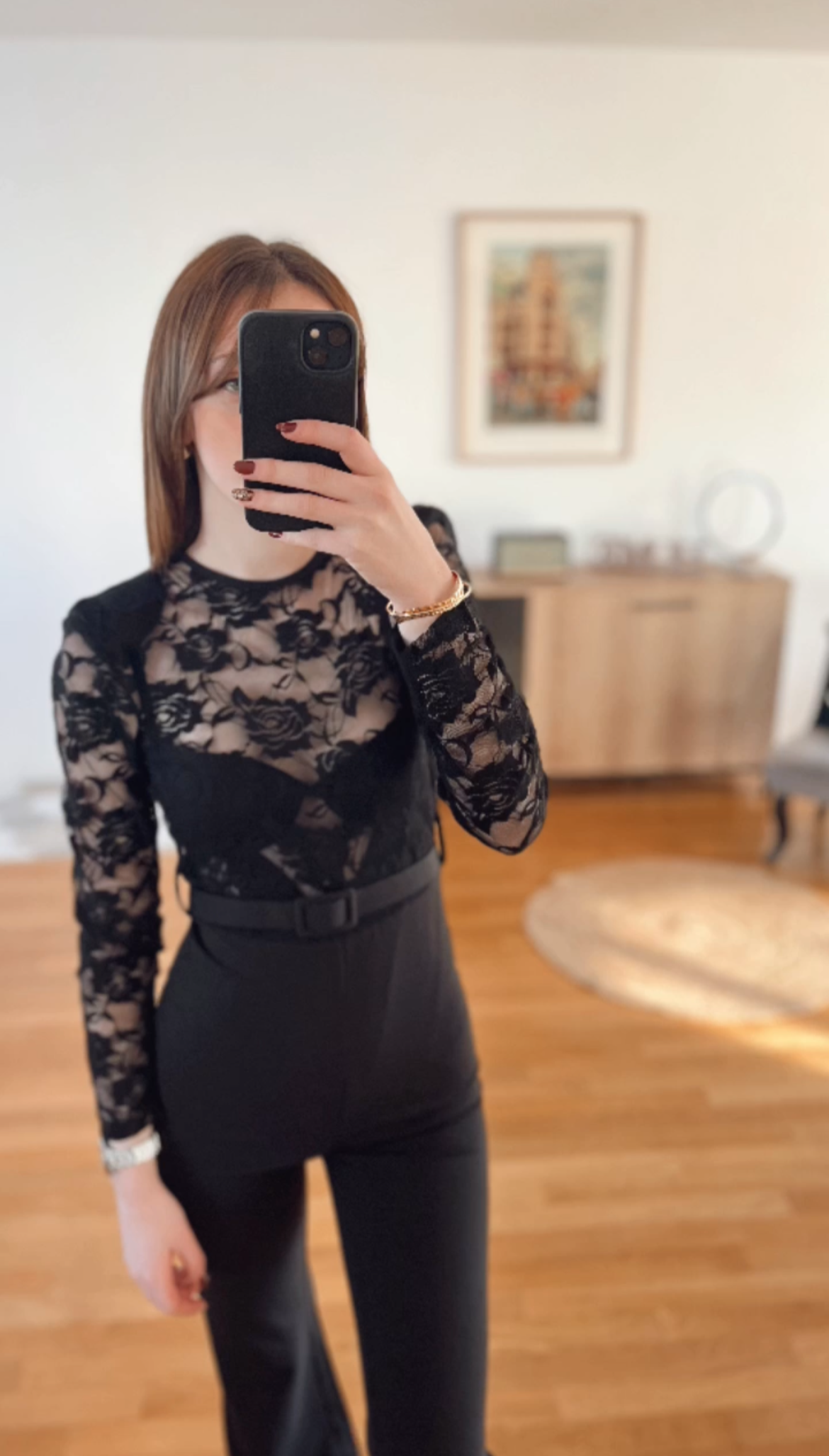 Combinaison à dentelle