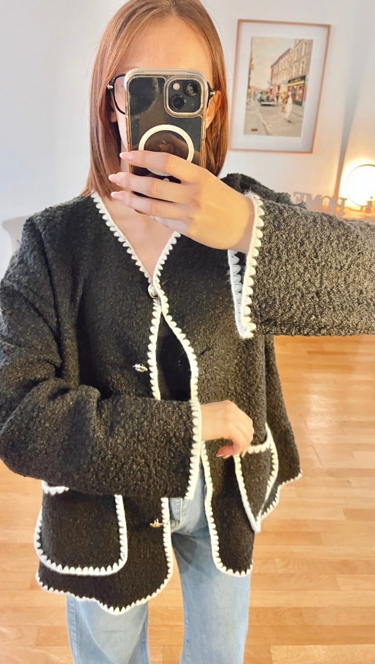 Veste Solène noir