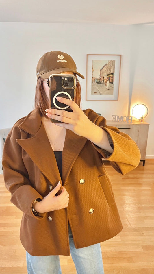 Manteau Laura brun