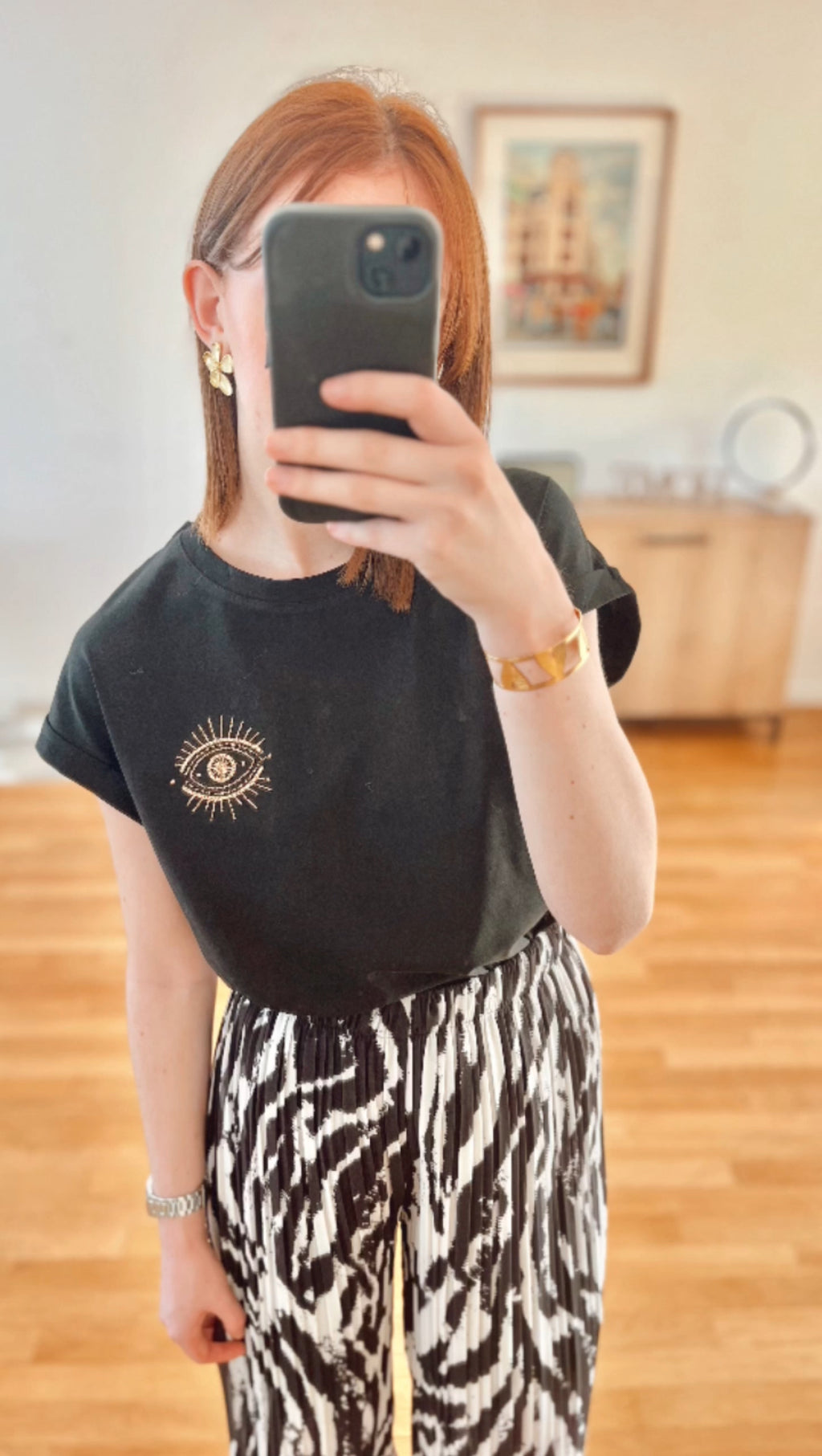 T-shirt avec œil