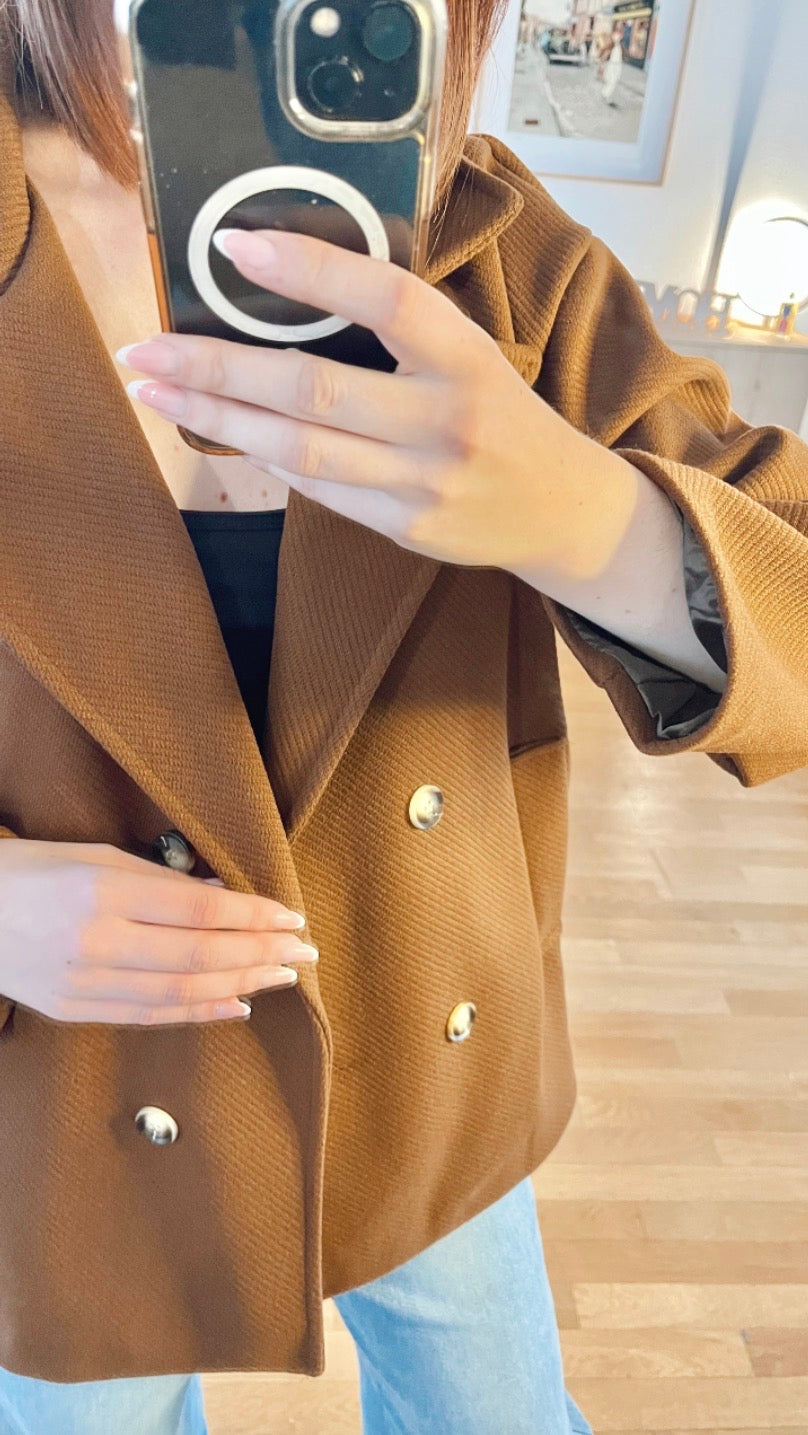 Manteau Laura brun