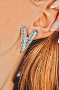 Boucles d'oreille Blanche