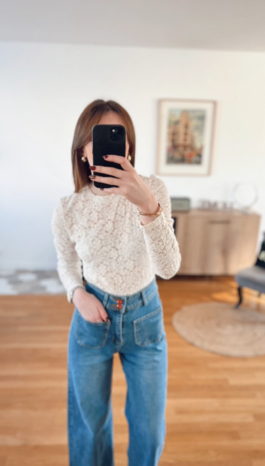 Jean taille haute