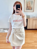 Jupe short en lin