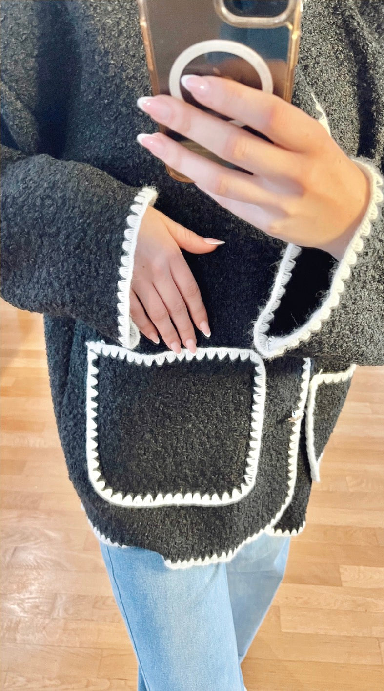 Veste Solène noir