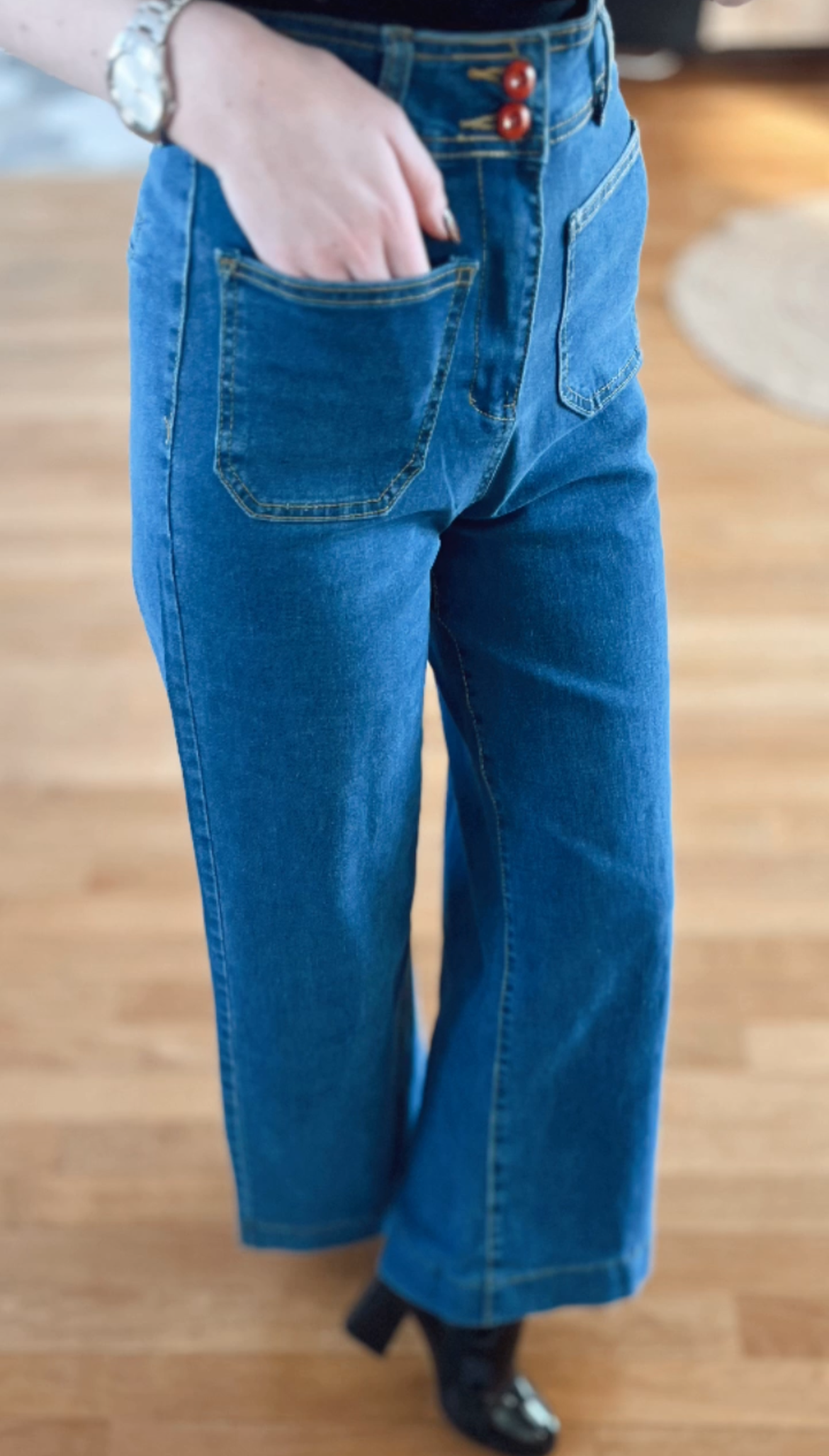 Jean taille haute