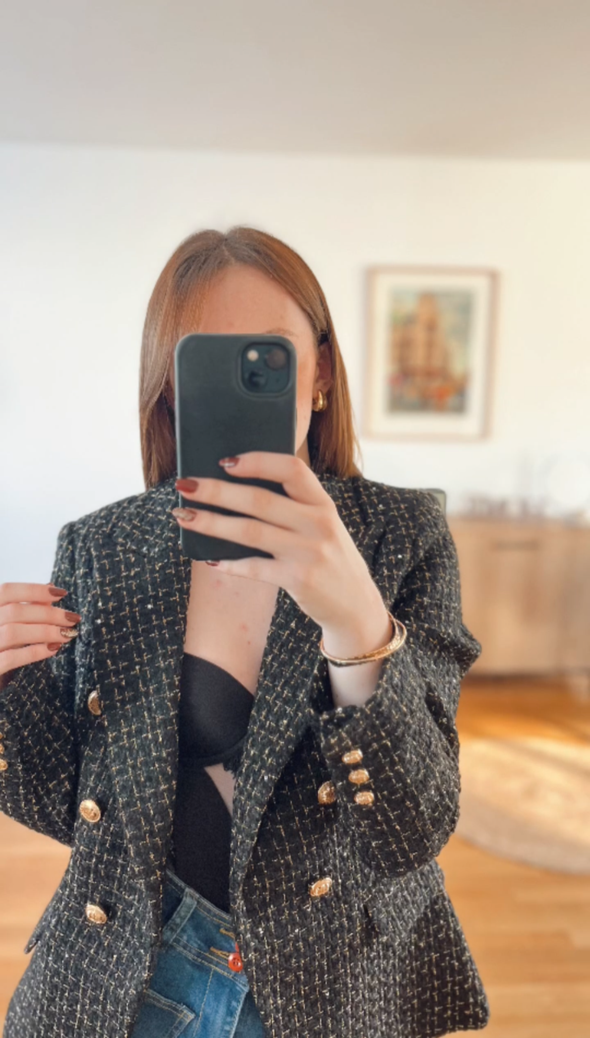 Blazer en tweed
