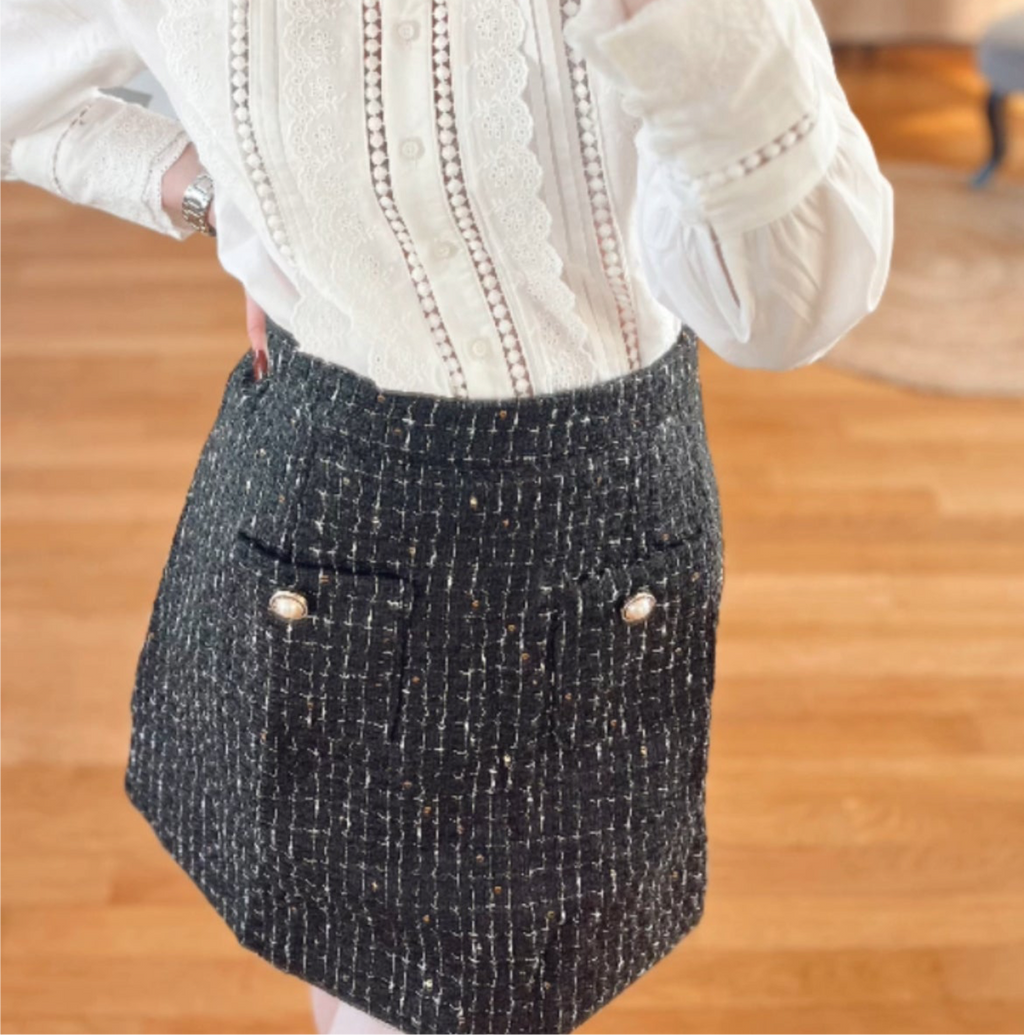 Jupe en tweed