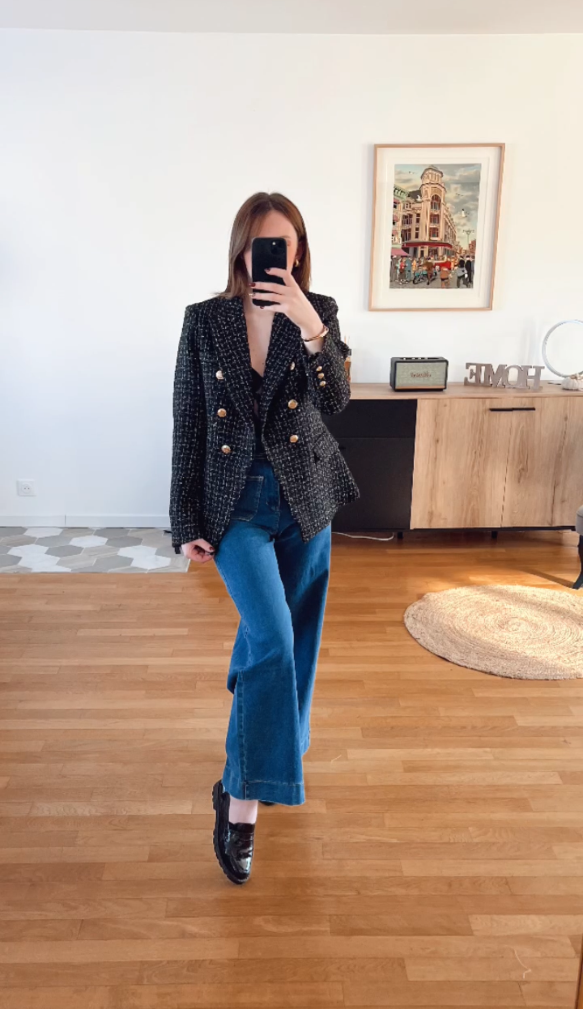 Blazer en tweed
