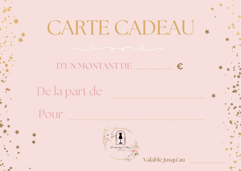 Carte cadeau Le dressing d'Amé
